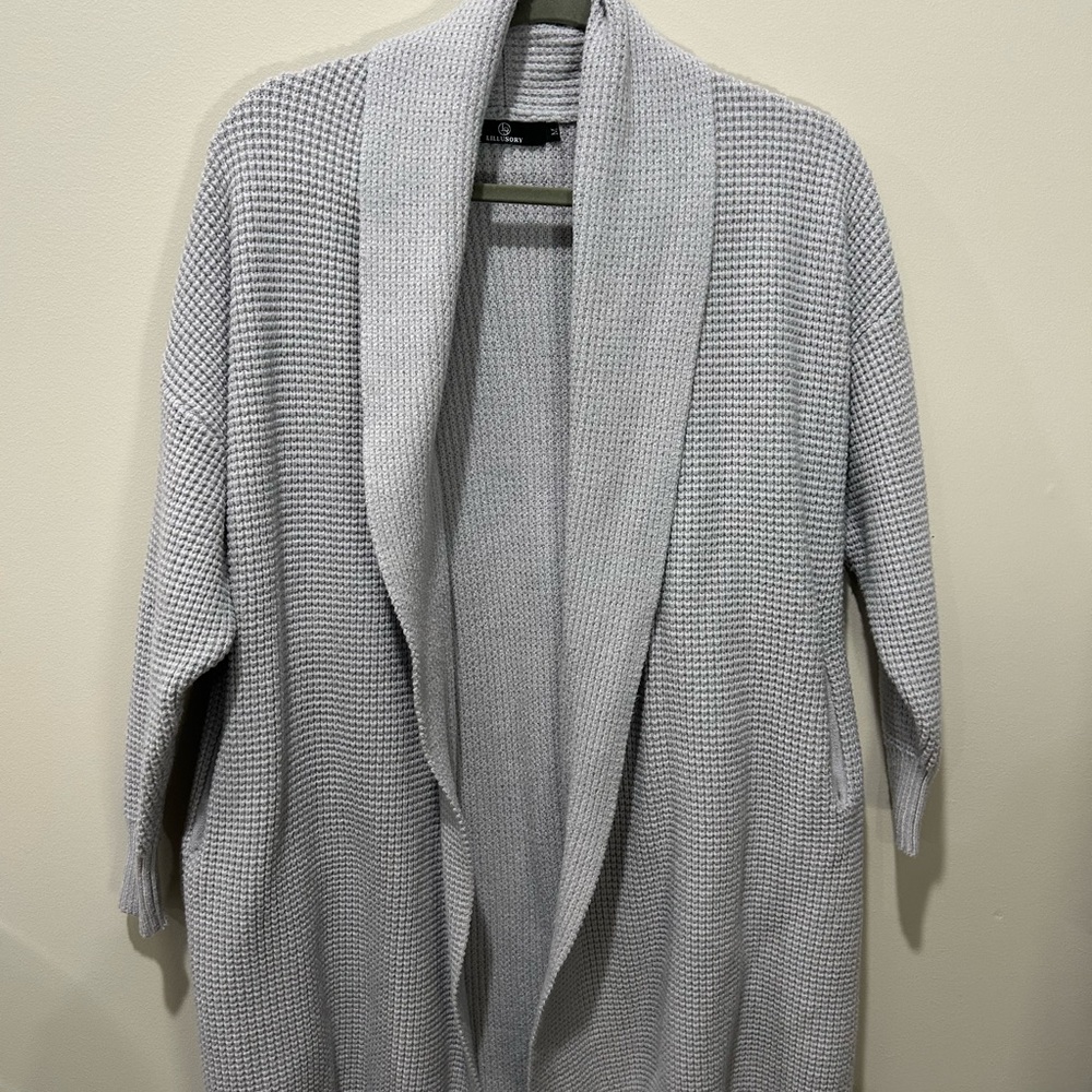 Cozy Gray Women's Cardigan